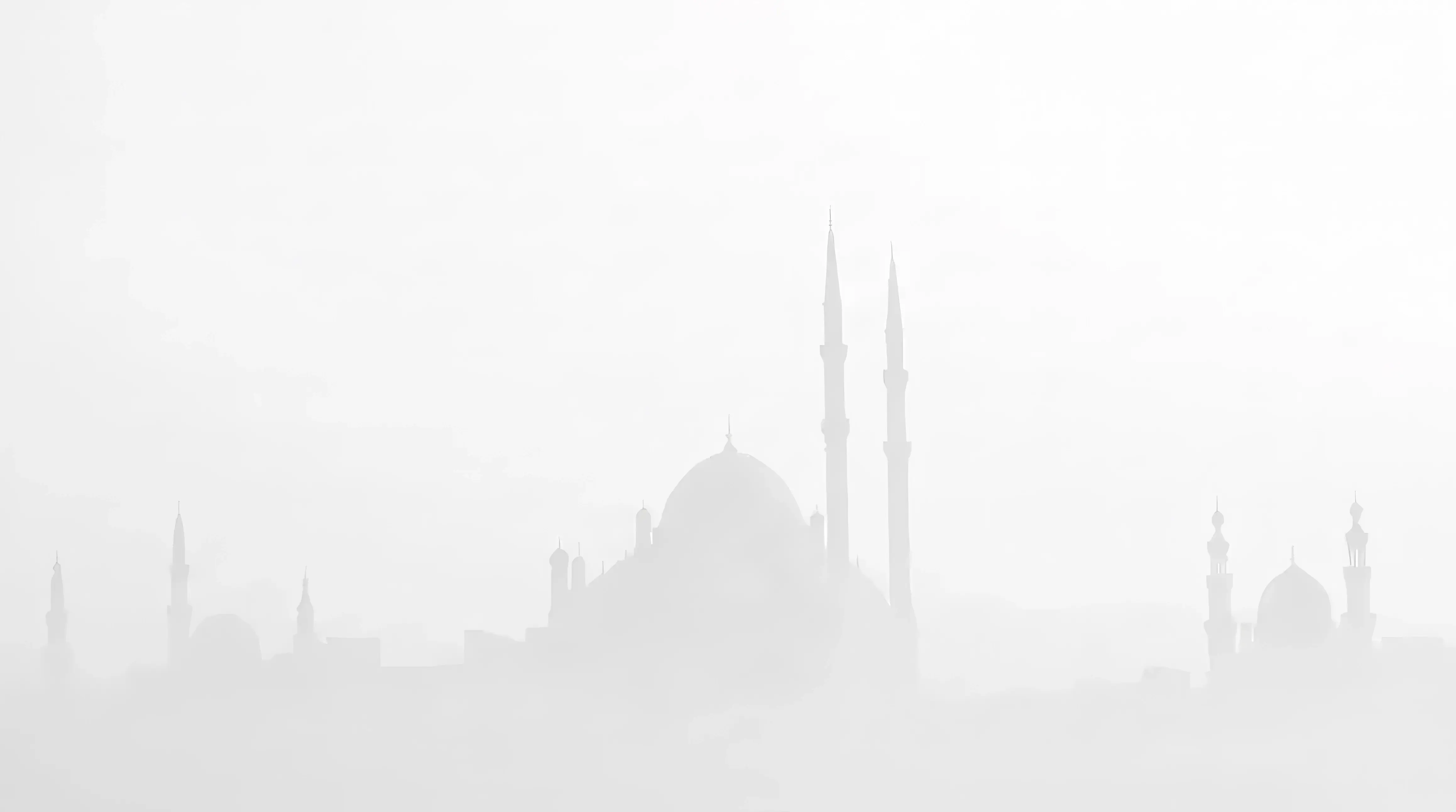 Mosque background silhouette