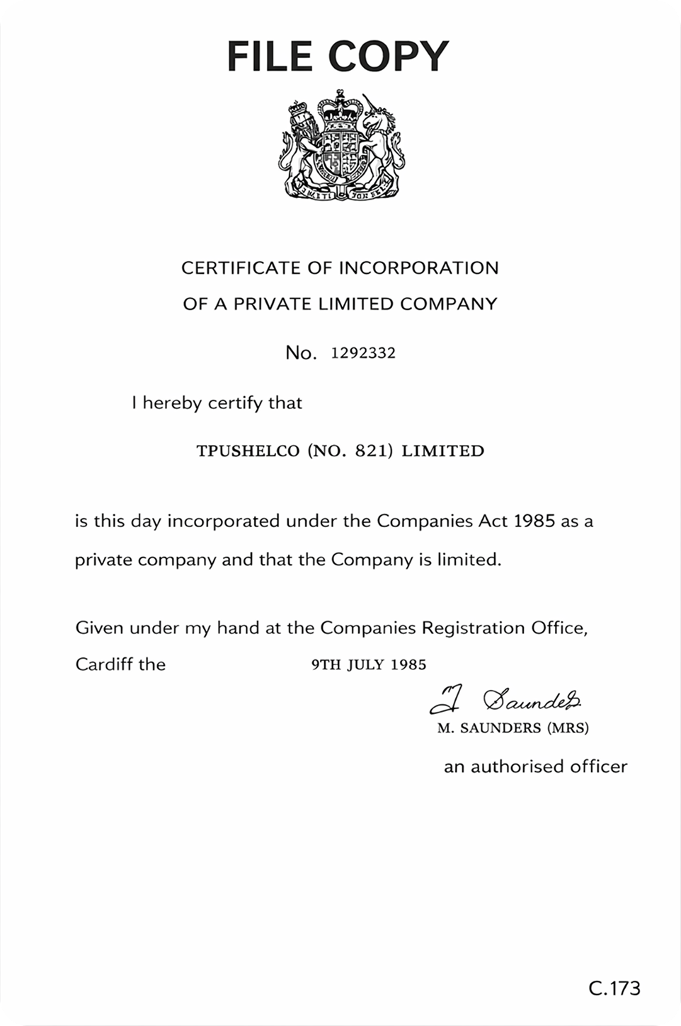 Companies House Document 2